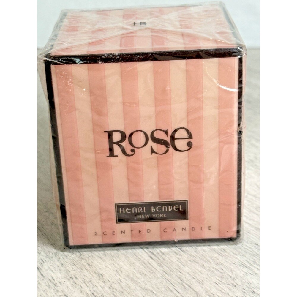 Henri Bendel Pink Rose Scented Decorative Candle 9.4 oz 266g NIB Sealed Rare HTF